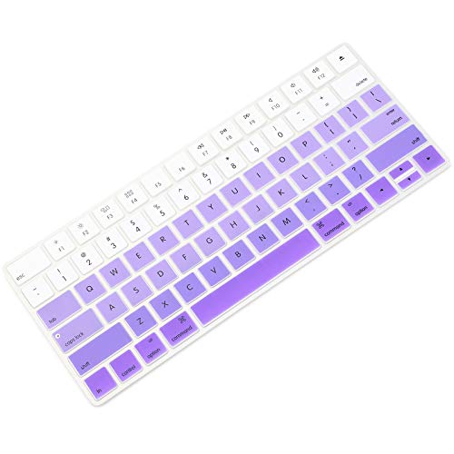 Allinside Ombre Light Purple Cover for Apple Magic Keyboard (MLA22LL/A) with US Layout