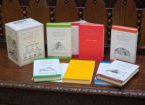 Image of The Pictorial Guide to the Lakeland Fells - 70th Anniversary Edition box set: Alfred Wainwright