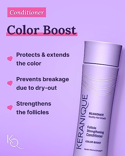 Keranique B0C6YPW6TQ Color Treated Shampoo And Conditioner Set With Hair Thickening Spray thumb #3