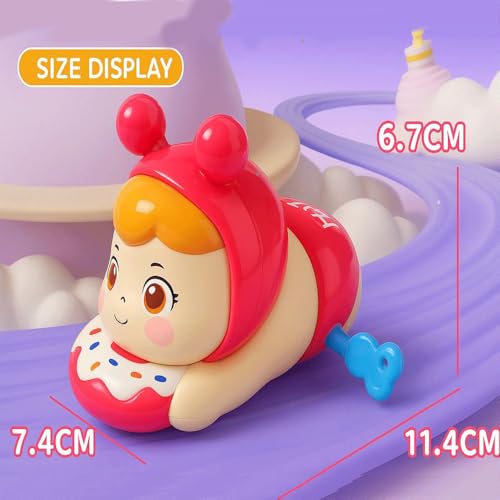 Image of Zinnia Hello Komi Toy for Kids, Crawling Kitty Action Figure Movable Toy for Babies, Key Operated Wind Up Toys for Kids (Hello Komi)