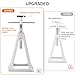 BOYISEN RV Stabilizer Jacks Set of 4，Aluminum Screw Jack Stands Adjustable from 11-17 Inch, Single Stabilizer Jacks for Travel Trailer Support up to 6000 Lbs