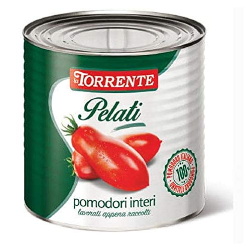 Tomates pelées entières La Torrente en carton de 6 pièces pour vos réserves de 3 kg