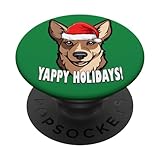 Photo Gallery natale australiano kelpie yappy holidays funny puppy dog popsockets popgrip intercambiabile Photo Gallery natale australiano kelpie yappy holidays funny puppy dog popsockets popgrip intercambiabile