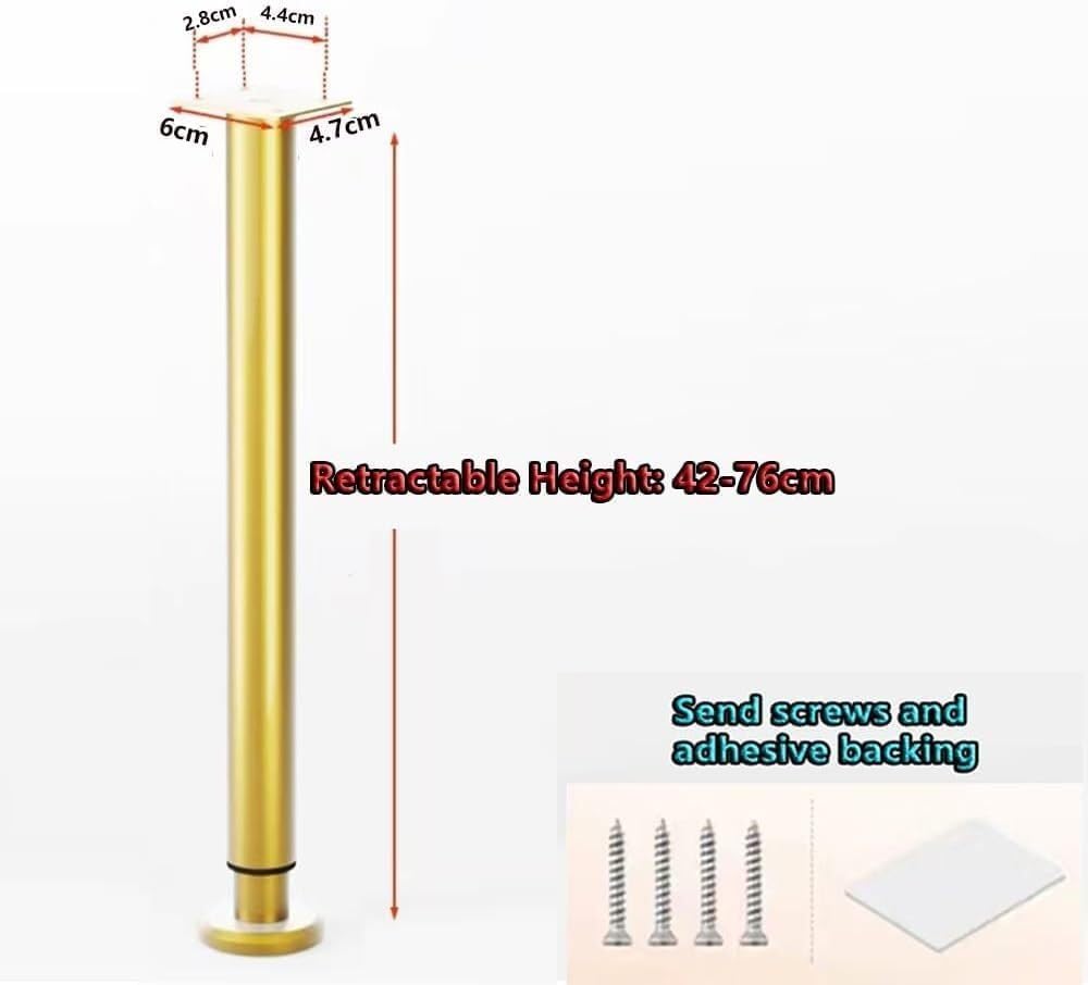 Furniture Leg,Furniture Legs Adjustable Legs,Telescopic Support Pole for Sink Furniture Leg,2 Pcs,