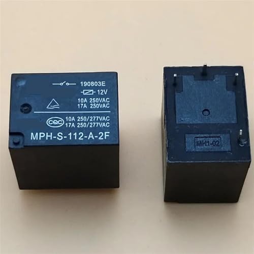 Relais MPH-S-112-A-2F 12VDC commutateur 4 broches MPH-S-112-A-2F-12V pour circuits