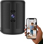 Spy Camera WIFI Hidden, 1080P Night Vision Speaker Camera with Motion Detection,Hidden Camera with APP Control, Secret Camera for Home Security,Easy to Use with Simple Operation