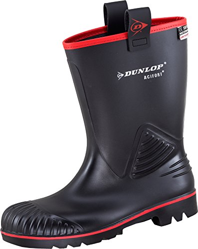 Preisvergleich Produktbild Dunlop Acifort Rocker Schwarz S5 Gefüttert - Sicherheitsstiefel