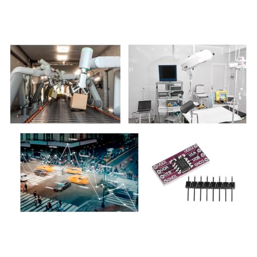Nicear 4 Stück ADUM1201 Zweikanal-Digital-Magnetisolator, serielles Digital-Isolatormodul, magnetische Isolierung, SPI-CAN-Bus-Transceiver, Signalisolierung (lang)