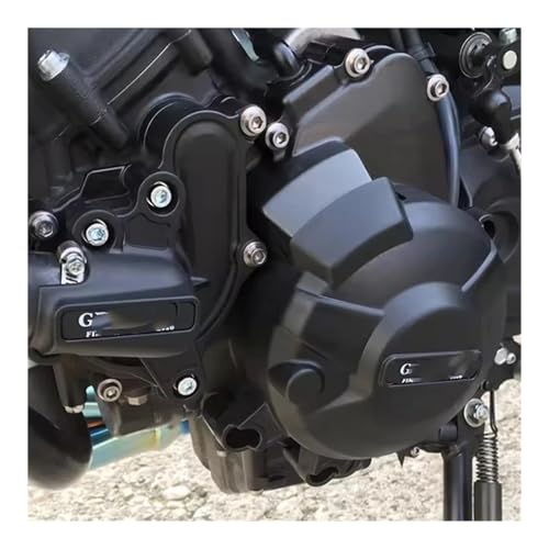 Protector motor MT-09 contra caídas accidentales en asfalto y ruta 4