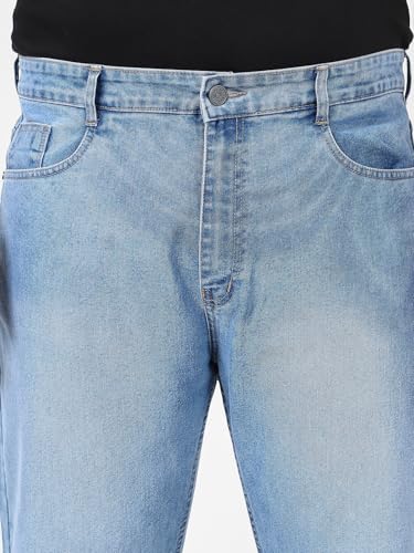 Image of Urbano Plus Men's Straight Fit Mid Rise Jeans