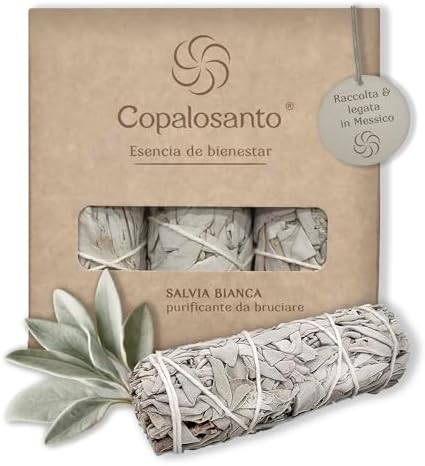 3 Units of White Sage to Burn for Purification and Meditation Gif...