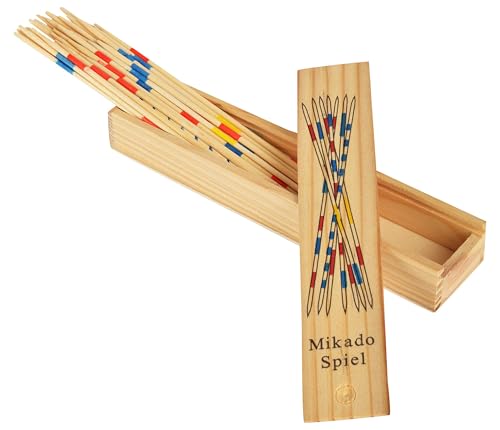 Image of Trinkets & More - Mikado | Wooden 31 Pick-Up Sticks | Best Return Gift | Fun Family Indoor Board Game for Adults and Kids 5+ Years (Pack of 1)