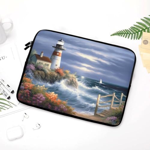 Funda para portátil 17 pulgadas a prueba de golpes con tejido impermeable y gran amortiguación 5