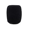 Generic Replacement RK183WS Snap-fit Windscreen Sponge Windshield Cover for Shure MX418DC/MX412DC WB98H CBETA98H / C Gooseneck Instrument Microphone, Black #1