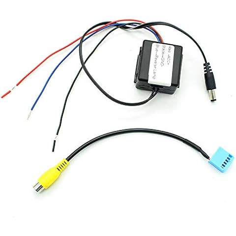 GreenYi Car Rear View Camera Power Delay Timer Relay Filter Rectifier RCD330 PQ MIB RCA Conversion Adapter for VW BMW Benz Audi Cover