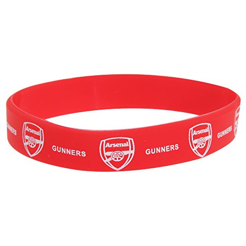 Official ARSENAL FC red silicone wristband