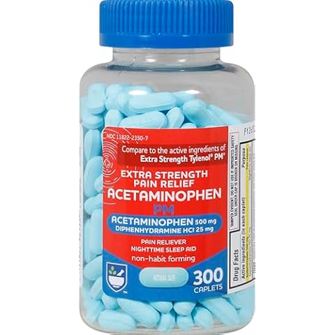 Rite Aid Pain Relief Acetaminophen PM Caplets Cover