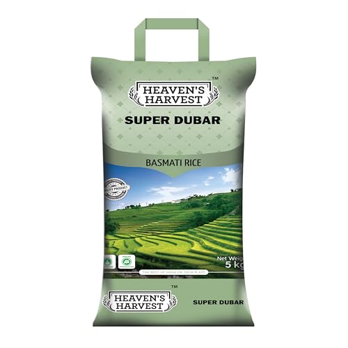 Image of Heaven's Harvest Super Dubar (Broken) Basmati Rice Tasty, Non-sticky & Rich Aroma | 5 KG