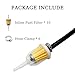 Gas Inline Fuel Filters with magnet, 1/4 Inch x 5/16 Inch Inline Fuel Filter for Motorcycles, UTVs, Lawn Mowers, Cars and others (Pack of 10)
