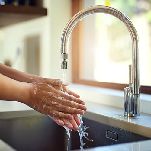 Cozlly 2 Stück Wasserhahn Adapter, Wasserhahn Außengewinde Adapter, Wasserhahn Steckverbinder für Küche Waschbecken (M18 - M22)