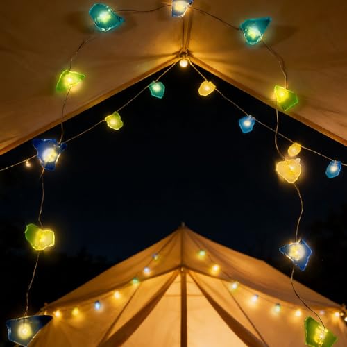 Luces de cadena con marino decorativas para terraza y dormitorio 3