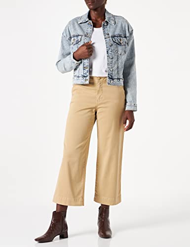 Springfield Chaqueta Vaquera Básica Gilet, Blu