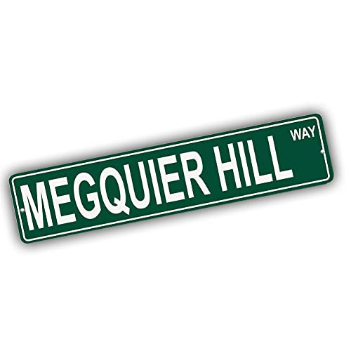 Brotherhood Aluminum Street Sign for Megquier Hill - Maine Man Cave Decor