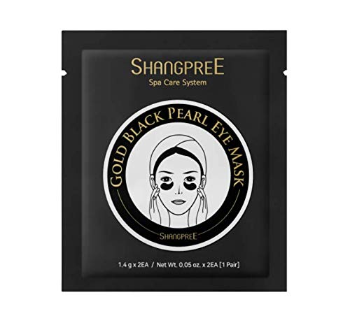 SHANGPREE Gold Black Pearl Eye Mask (1pairs; 1.4g / wt. 0.05oz. x 2ea), Premium Korean Skincare…