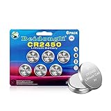 CR2450 Pilas de Botón 3V Litio CR 2450 Lithium Battery ,6 Piezas【5 Años de Garantía】
