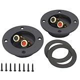 Kit de haut-parleur DIY : fabriqué en alliage de zinc et matériau abs, contacts, il est agréable pour une transmission du signal, connecteur de fil de haut-parleur