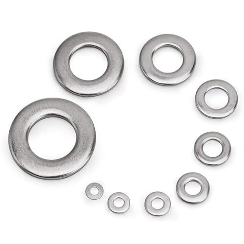 Rondelles plates en acier inoxydable 304 pour assemblages durables et visserie de précision