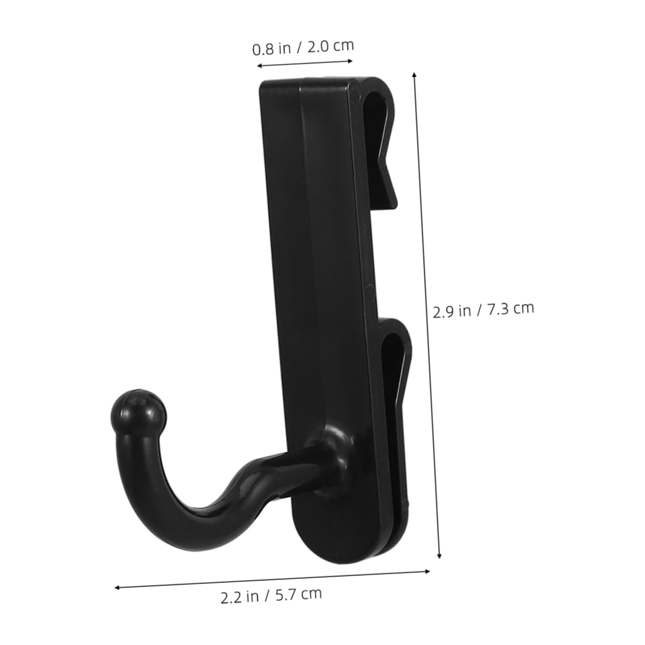 DECOMELODY Abs Pegboard Utility Hooks for Grid Wall Multi Purpose Wall Storage for Home and Office Organization