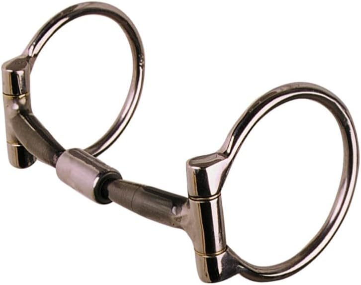 Reinsman 292 Stage A Billy Allen Dee Snaffle Bit | Smooth Billy Allen Mouthpiece | 3" Dee Ring Direct Reining Training Bit for Starting Horses