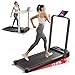 RHYTHM FUN Tapis de course pliable incliné, tapis de marche avec inclinaison, tapis de course portable de 136 kg avec poignées pour une utilisation à la maison, au bureau, tapis de marche compact avec