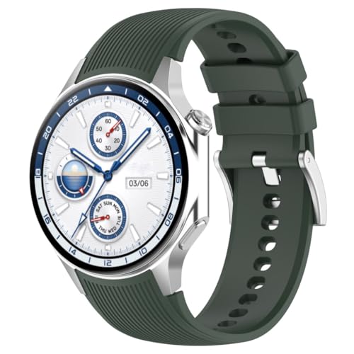 [Comtax] �Ή� for Oppo Watch X/Oneplus Watch2 �X�}�[�g�E�H�b�` �o���h���� �e�N�X�`���o���h �V���R���o���h �E���֗� �\�t�g�V���R���X�|�[�c�o���h �A�N�Z�T���[ (�O���[��)
