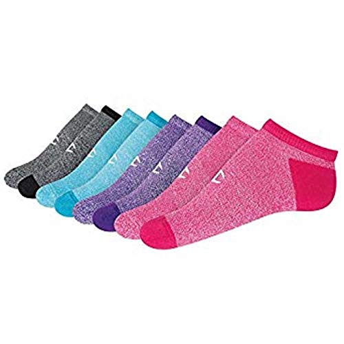 Champion Womens No Show, Wicks Moisture Arch Support, Vapor,( 8 Pair) (Shoe Size 5-10, 4 Colors Assorted) #TOP22