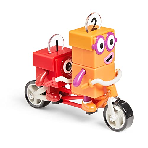 Hand2Mind Numberblocks Friends One To Five Figures, Toy Figures Collectibles, Small Cartoon Figurines For Kids & Numberblocks One And Two Bike Adventure, Toy Bicycle Figures, Toy Vehicle Playsets #TOP6
