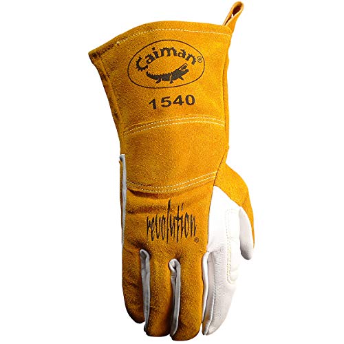 Caiman 1540-5 Welders And Foundry Gloves Gold L #TOP1