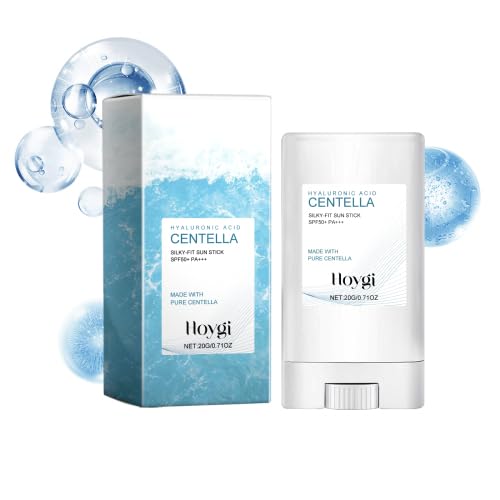 Centella SPF 50+ Face Sunscreen Stick – Lightweight, Non-Sticky Sun Protection for All Skin Types, Smooth Glide Application With Cooling and Refreshing Finish, Ideal for Sensitive Skin