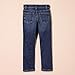 Amazon Essentials Boys' Slim Fit Stretch Denim Straight Leg Jeans, Dark Wash, 8