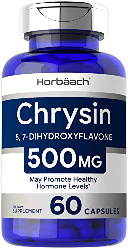Chrysin 500mg | 60 Capsules | Passion Flower Extract | Non-GMO, Gluten Free | by Horbaach