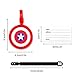 4 Pcs Set Comic Superhero Head Silicone Travel Luggage Baggage Identification Labels ID Tag for Bag Suitcase Plane Cruise Ships with Belt Strap