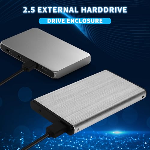 Caja externa para disco duro 2.5" USB 3.0 a SATA III aluminio miniatura 2
