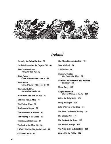 Folk Songs of England, Ireland, Scotland & Wales: Piano/Vocal/Guitar - Image 3