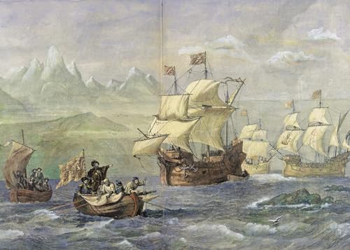 La découverte du détroit Oswald Brierly, toile imprimée de 60x90cm inspirant l'évasion