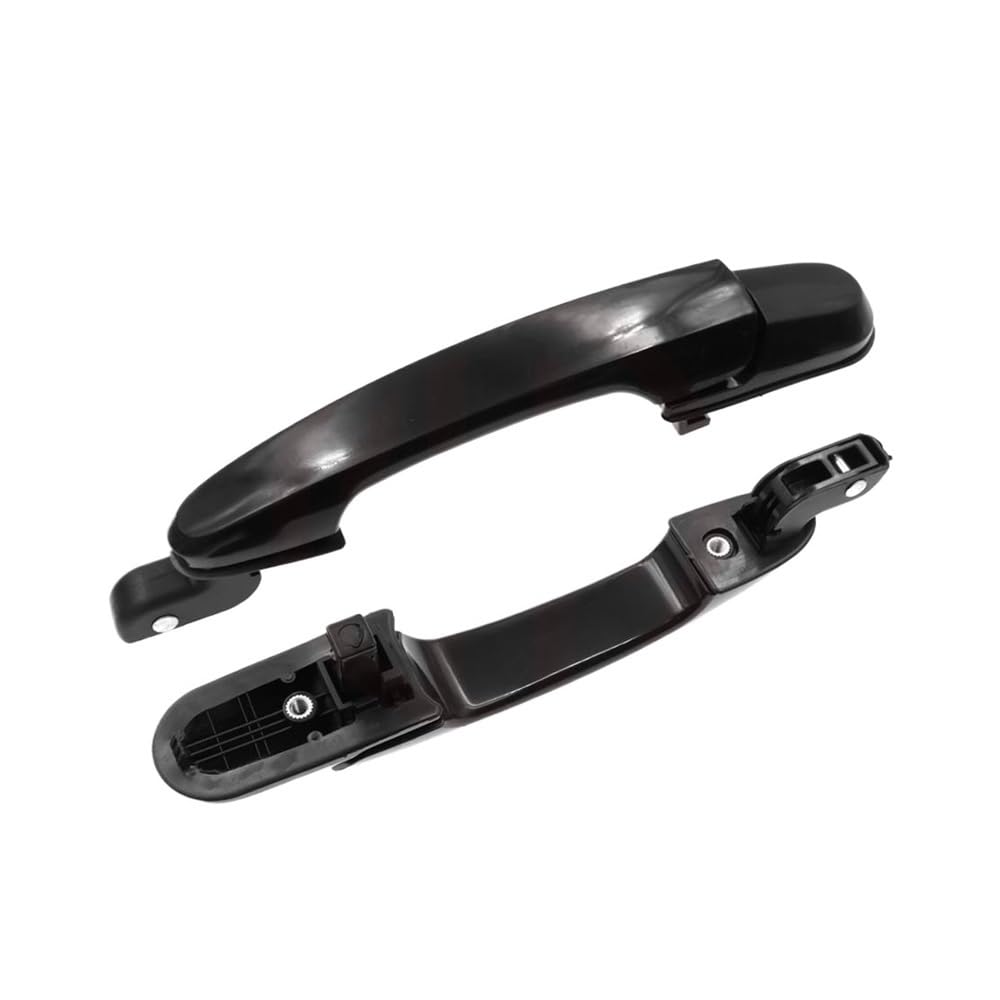 Bikkjbk Rear Pair Car Vehicle Door Handle For Tucson 2005-2009 Outer Outside Exterior Door Handle 82650-2E000 82660-2E000,836502E000 836602E000