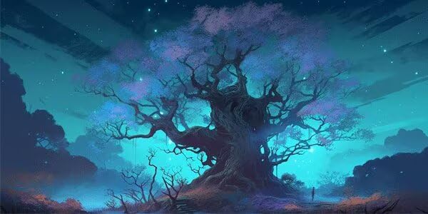 Peinture Diamant Grande Taille Tree Anti Stress Activité Calme Adulte 40x80cm