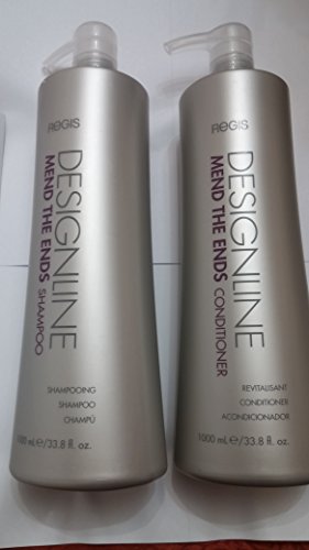 Regis Designline Mend The Ends Duo Shampoo 33.8 oz and Coditioner 33.8 oz by regis designline
