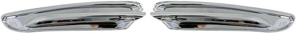1Pair Chrome Front Light Trim Cover Head Lamp Bezel Molding for Buick Encore 2012 2013 2014 2015 2016 Left and Right Side
