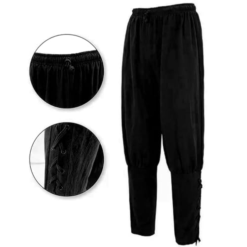 Image of 8 Pcs Medieval Costume for Boys Renaissance Viking Pirate Tunic Outfit for Kids